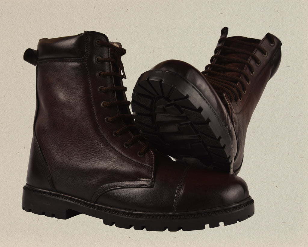 Classic High Top Genuine Leather Boots