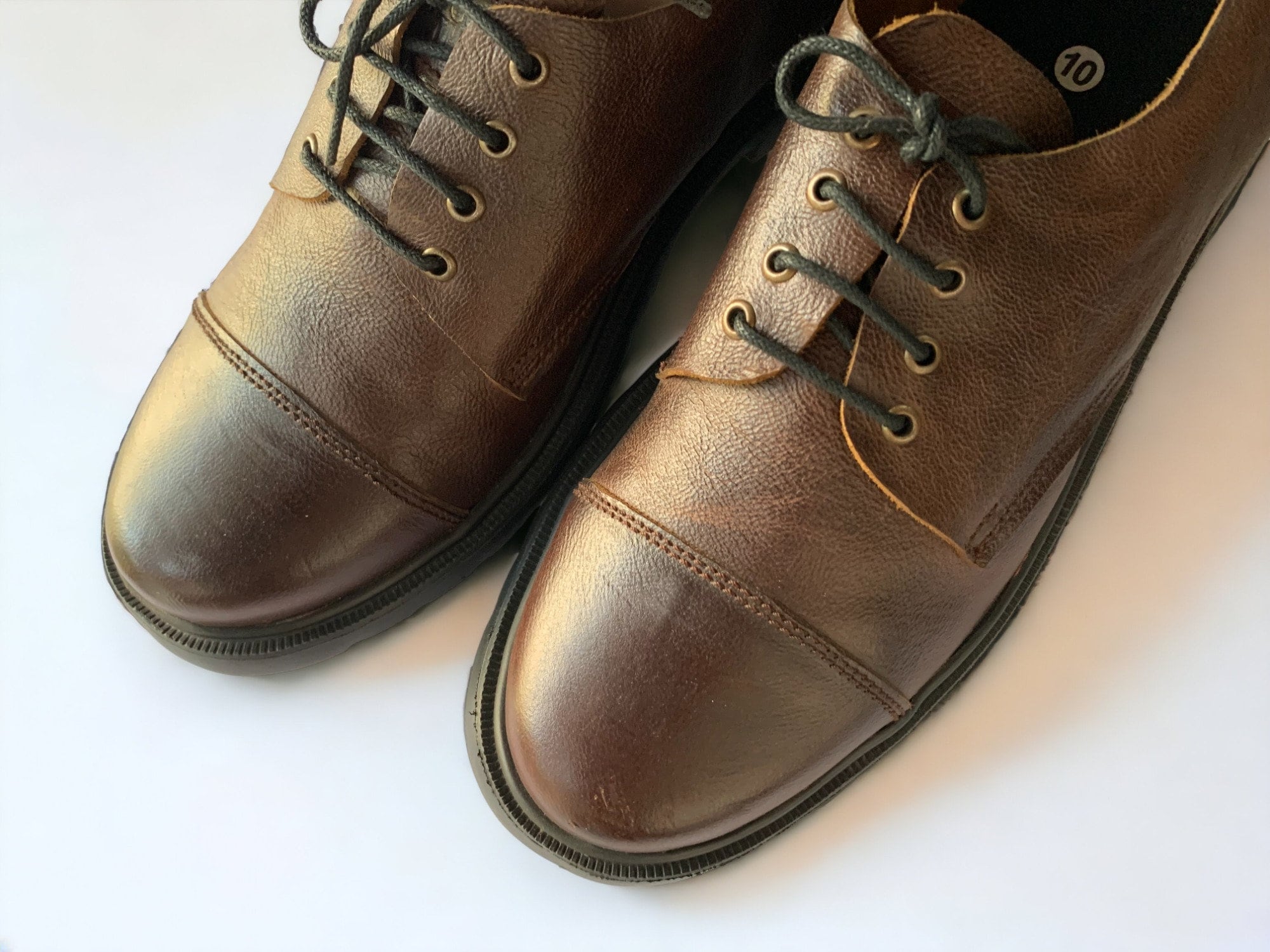 Lightweight Derby Shoe I Genuine Leather I Size UK10/EU45/US11