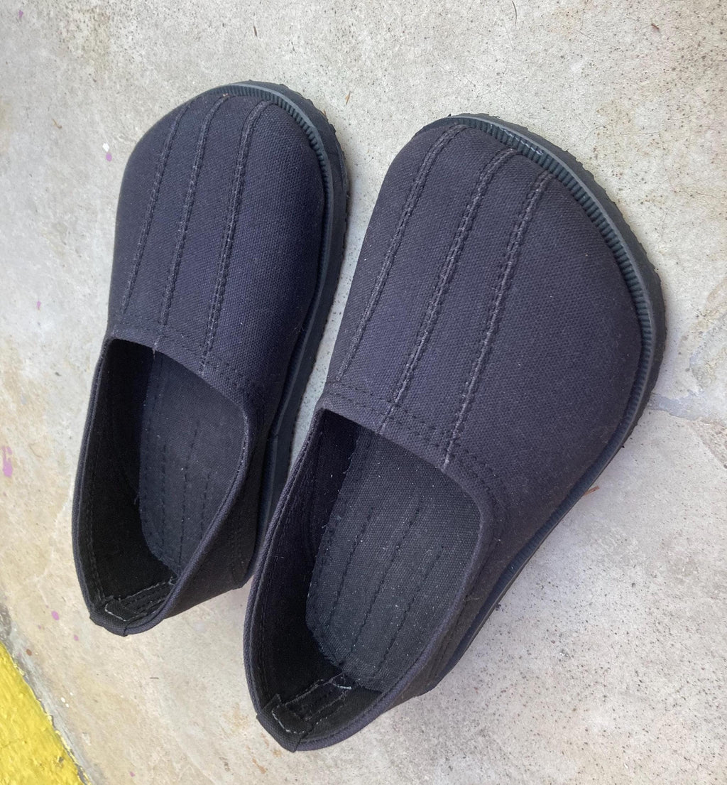 Cotton Canvas Barefoot Shoes: Wide Toe Box, Zero Drop Slip-Ons