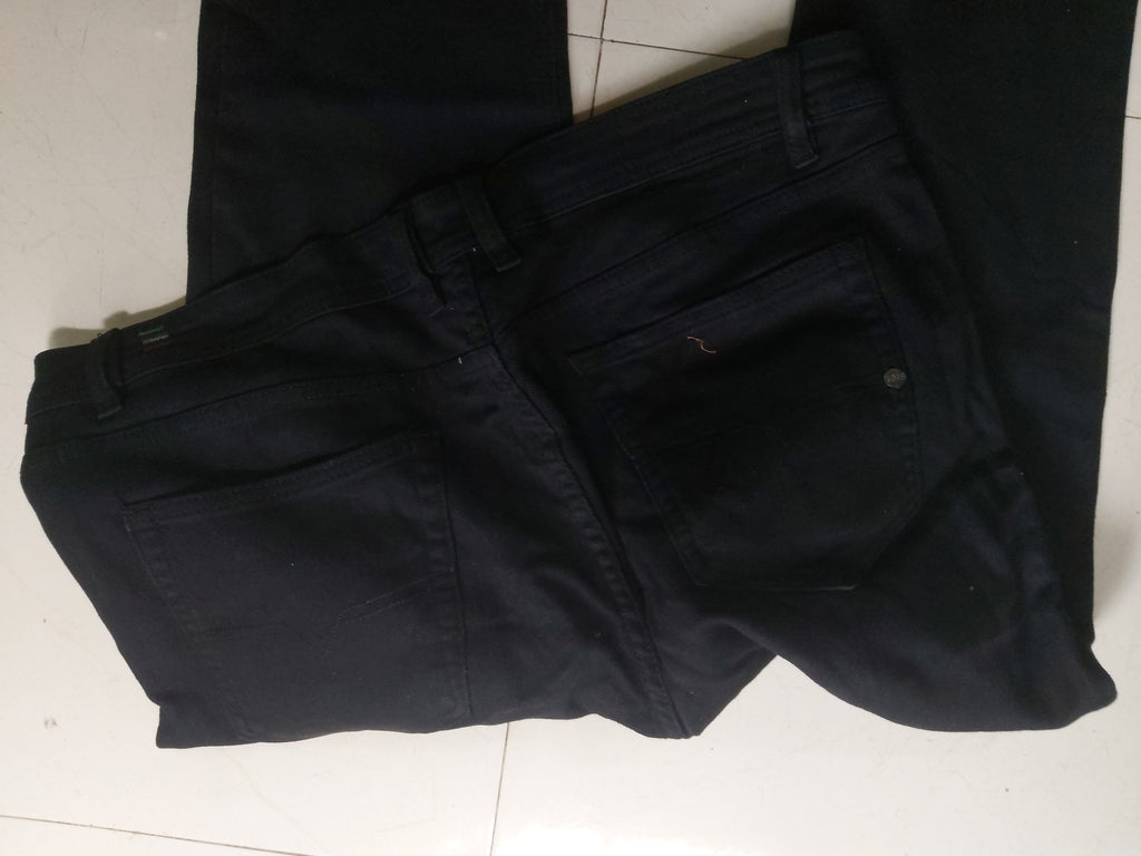 Upcycled Denim Boots with Padded Interior (UK9/EU43/US10.5)