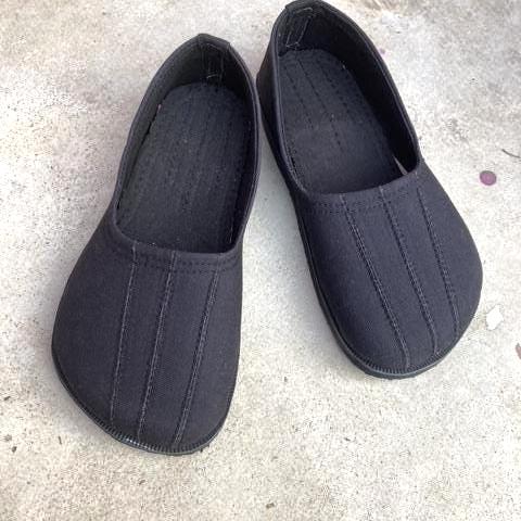 Cotton Canvas Barefoot Shoes: Wide Toe Box, Zero Drop Slip-Ons