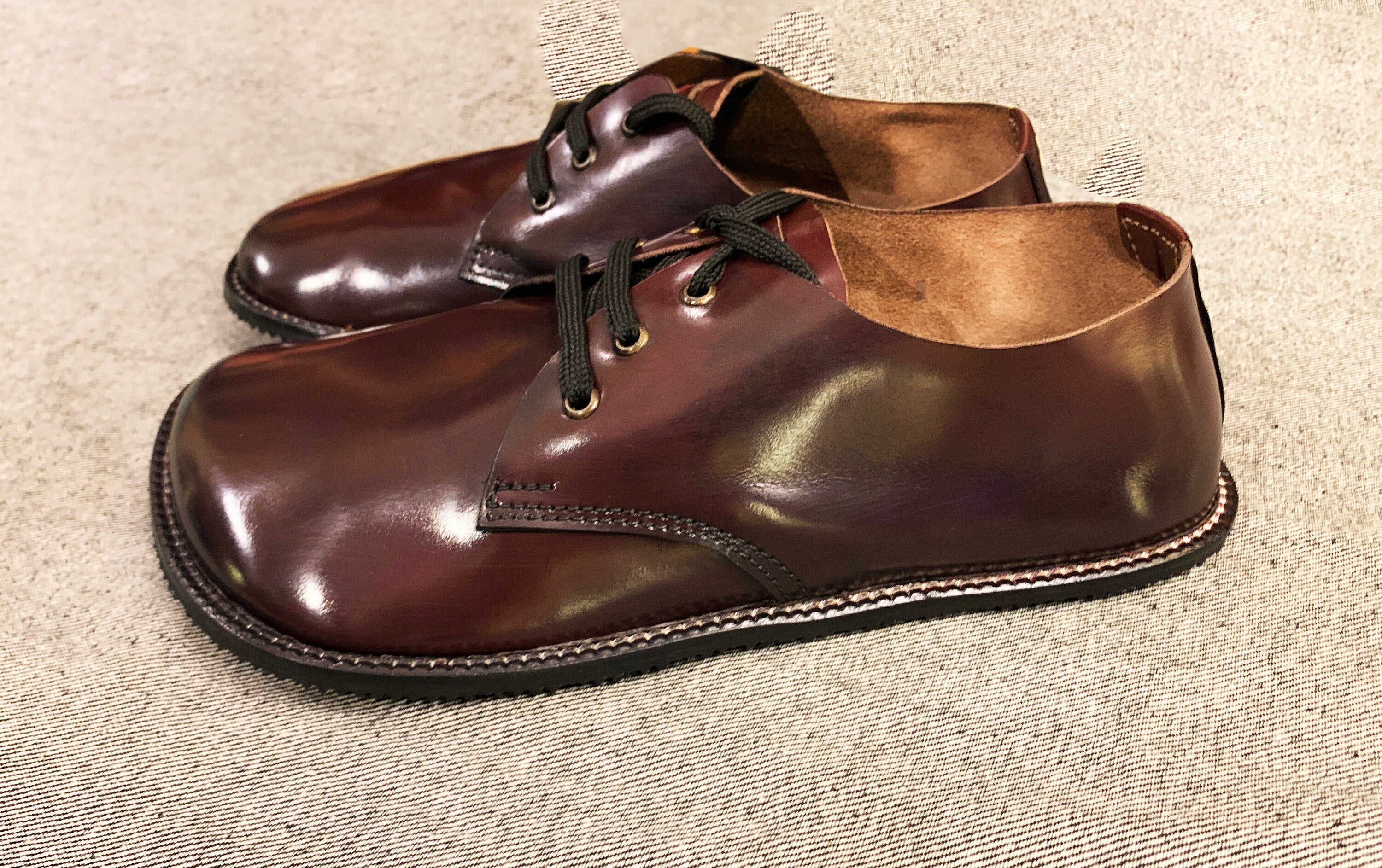 Bespoke Barefoot Dress Shoe | Leather or Vegan Options