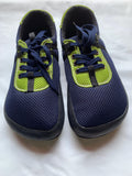 Handmade Barefoot Walking Shoe, Mesh & Tyre Trim, US Size 9