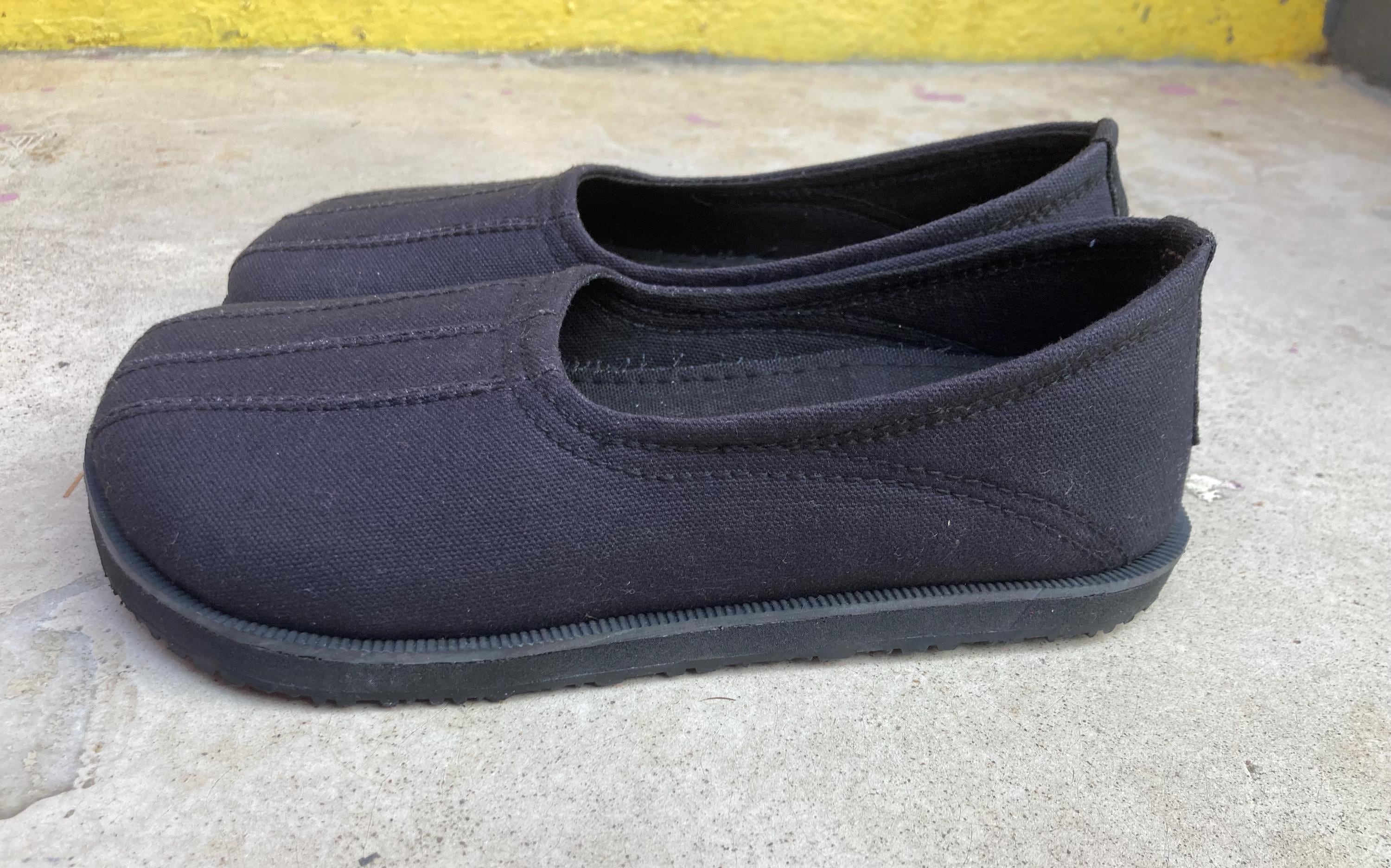 Cotton Canvas Barefoot Shoes: Wide Toe Box, Zero Drop Slip-Ons