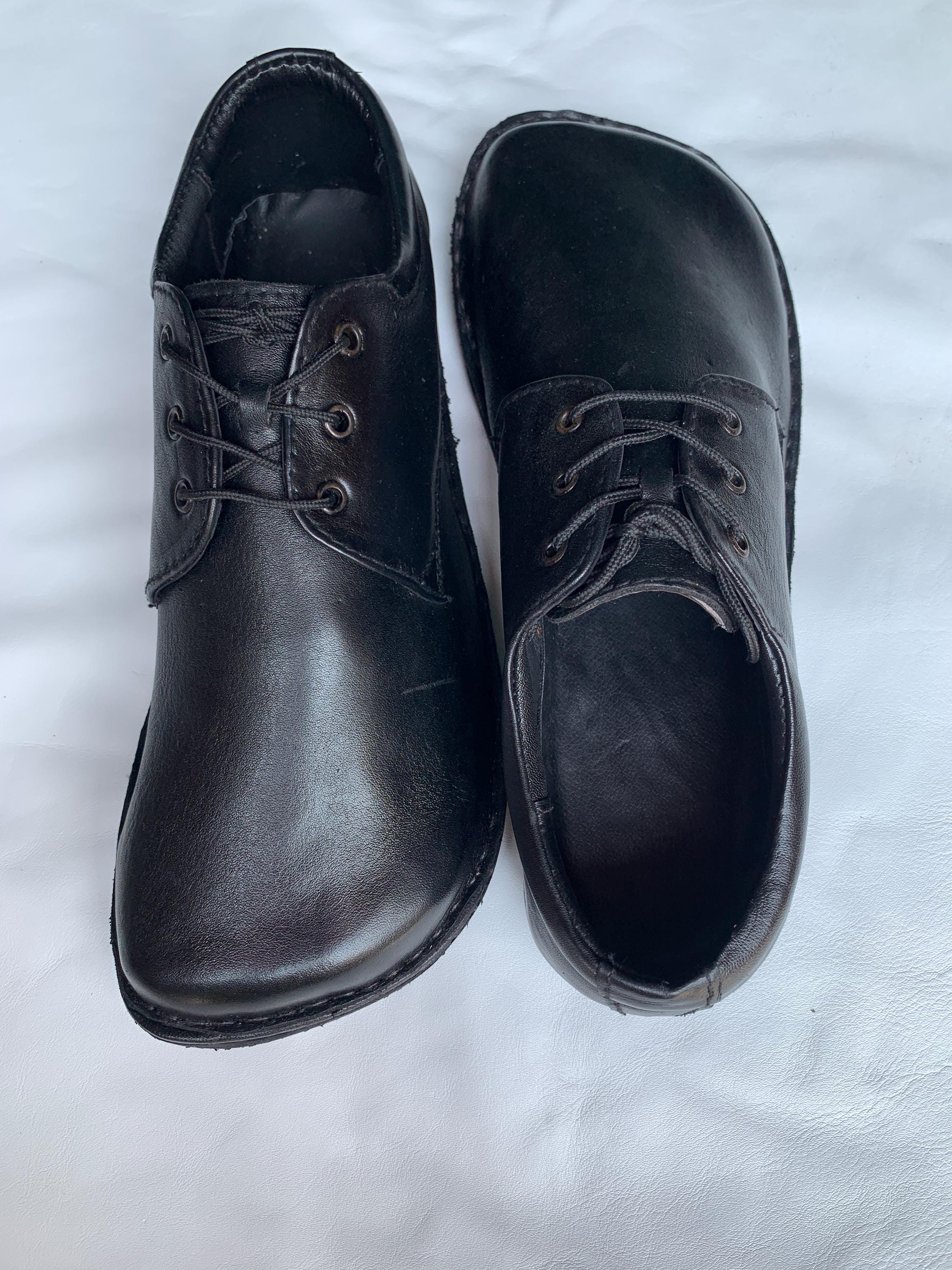 Handmade Leather Barefoot Shoes, Lace-up Style US 9.5 / EU 45