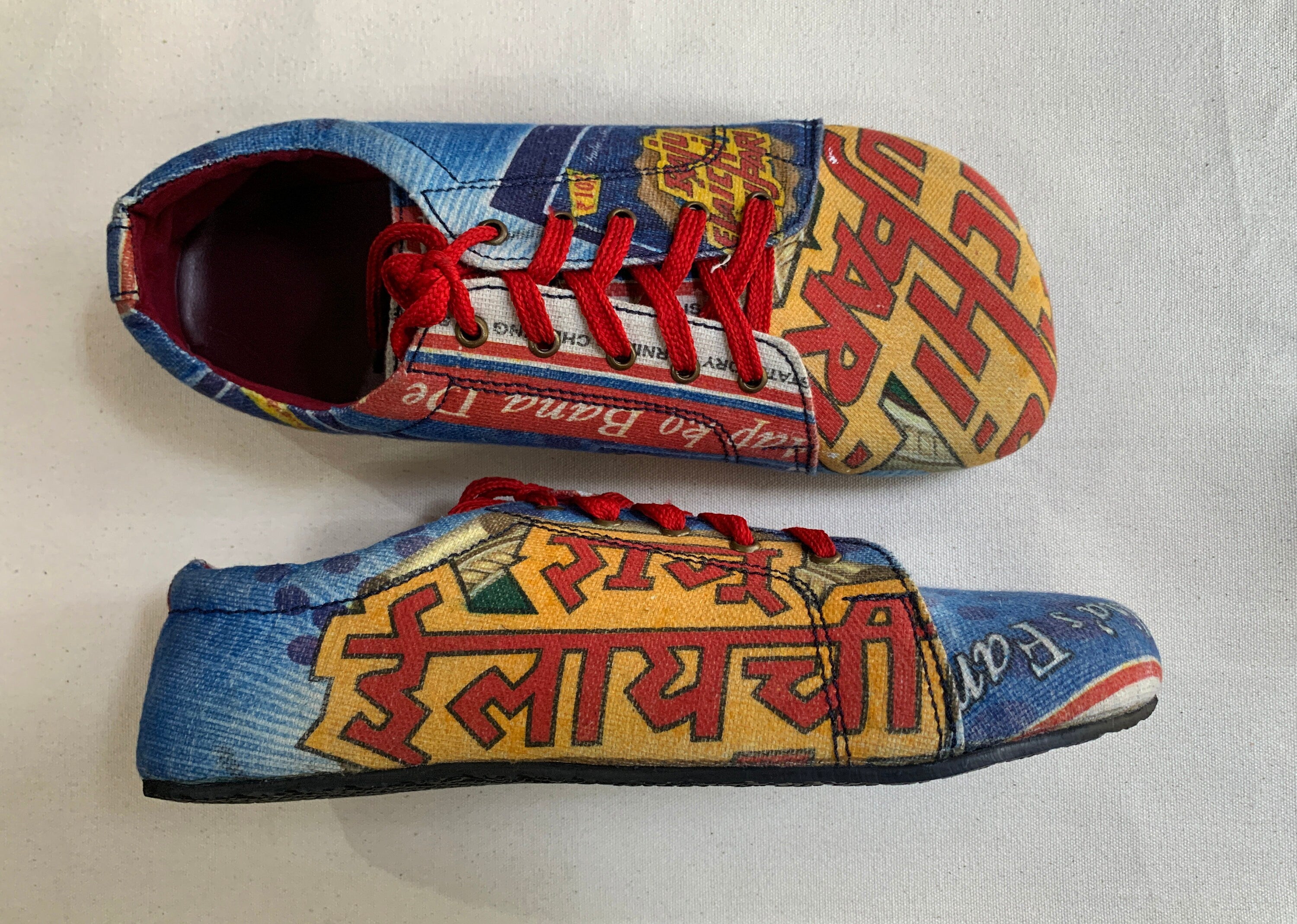 Upcycled Tire Sole Vegan Sneaker US10 - Bollywood Style