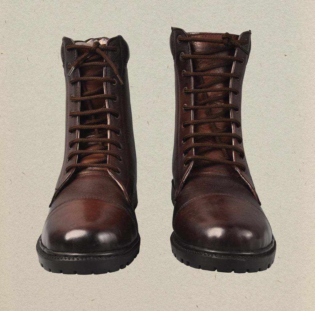 Classic High Top Genuine Leather Boots