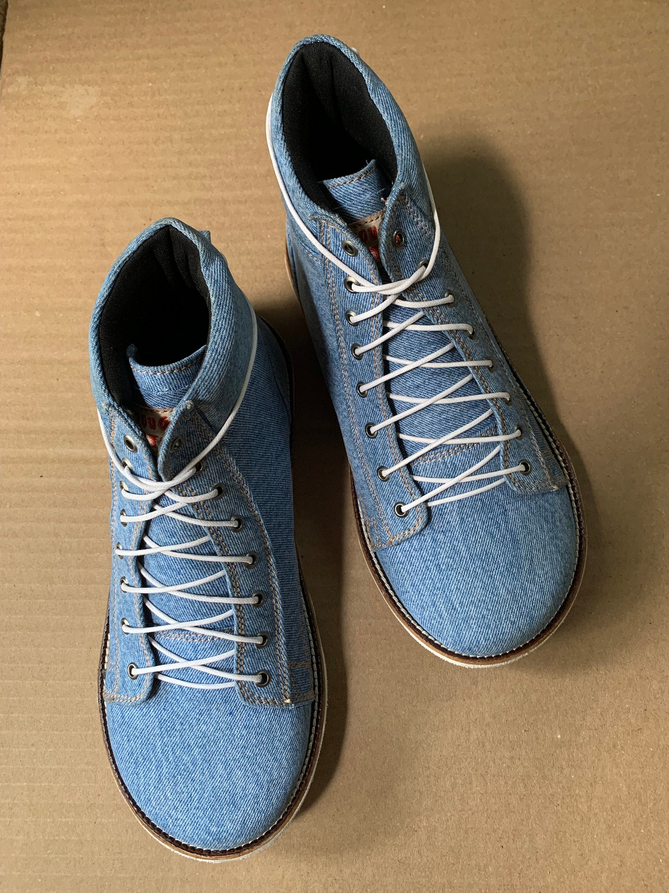 Barefoot Upcycled Denim Boot I Available on Order