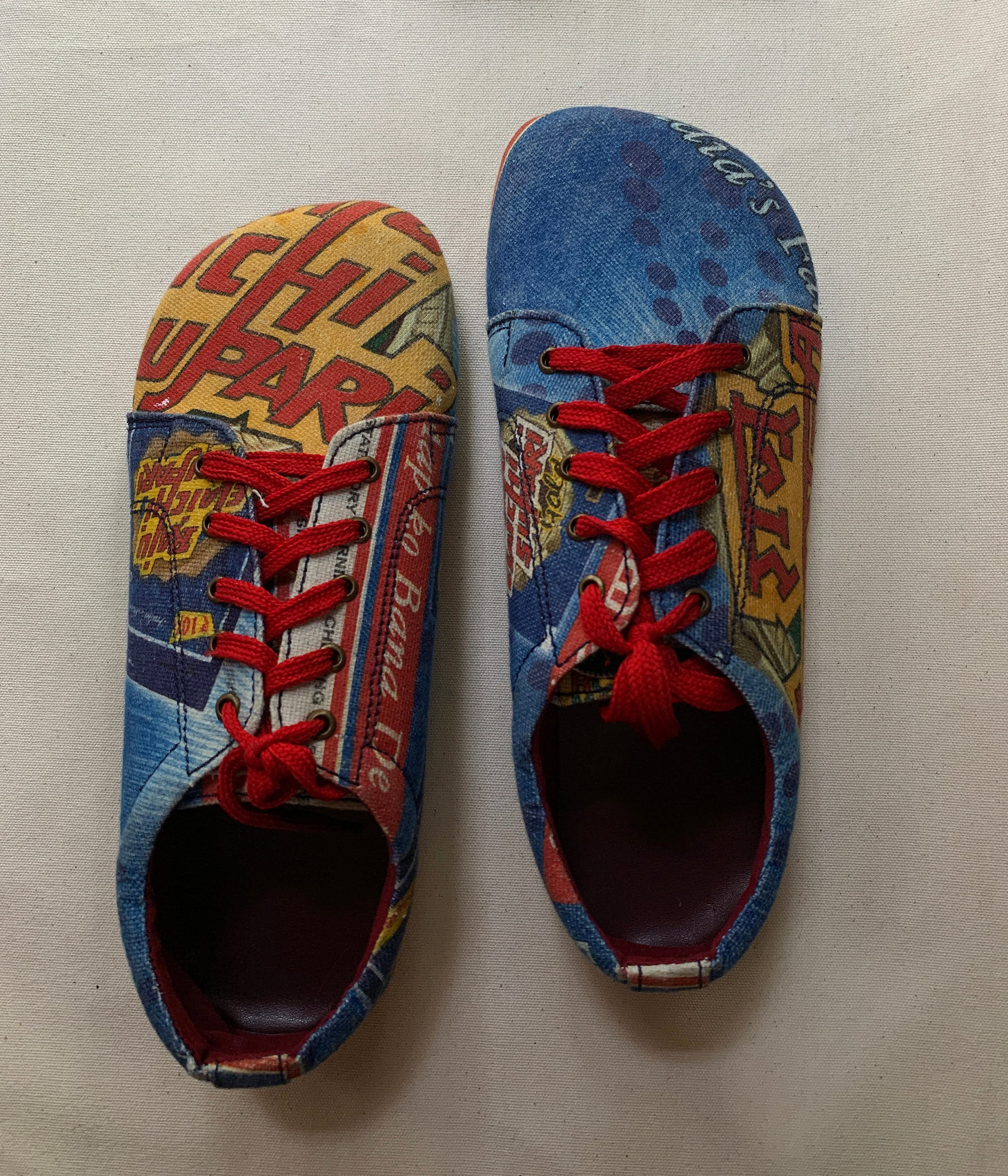 Upcycled Tire Sole Vegan Sneaker US10 - Bollywood Style