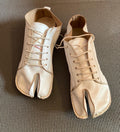 Handmade Leather Tabi Shoe: Custom Barefoot Split Toe